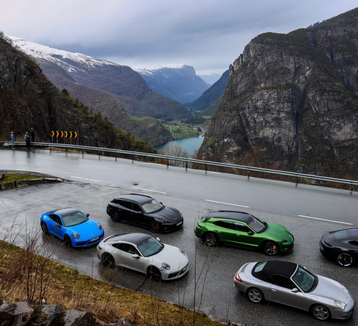 Med Porsche til&nbsp;Lærdal