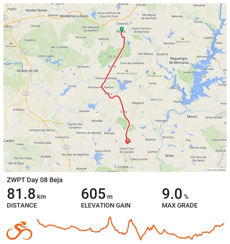 Day 8 : Evora –&nbsp;Beja