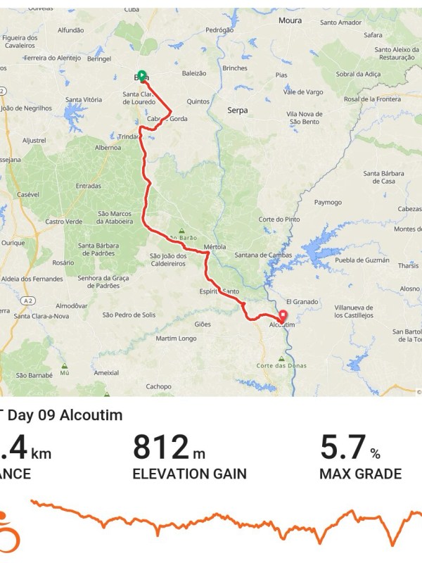 Day 9 : Beja –&nbsp;Alcoutim