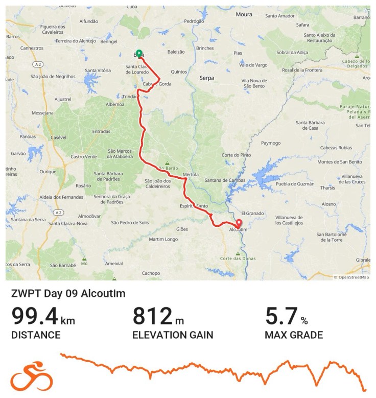 Day 9 : Beja –&nbsp;Alcoutim